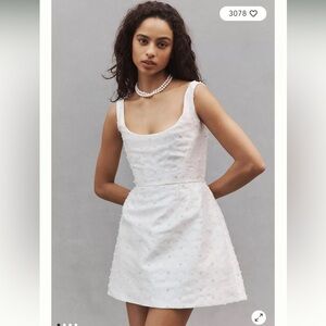 Watters White Mini Dress
